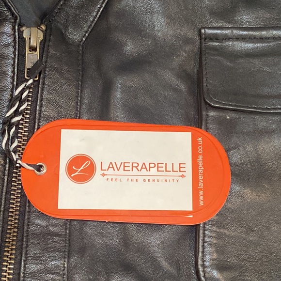 Mens Leverapelle 100% Authentic Lambskin Leather Vest. Black. Size 3XL - Picture 4 of 6